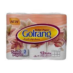 گلرنگ دستمال توالت 12 رول